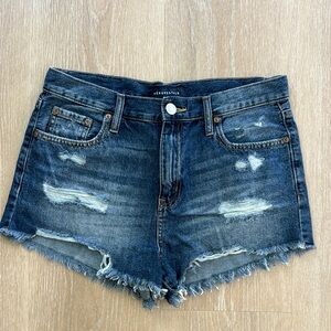 Aeropostale Distressed Jean Shorts